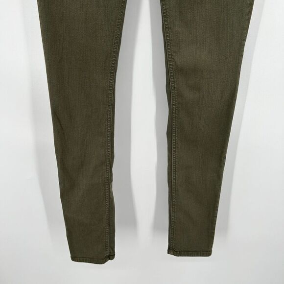 RAG & BONE Women's Army Green Mid Rise Denim Skinny Jeans Size 27 - Picture 4 of 7